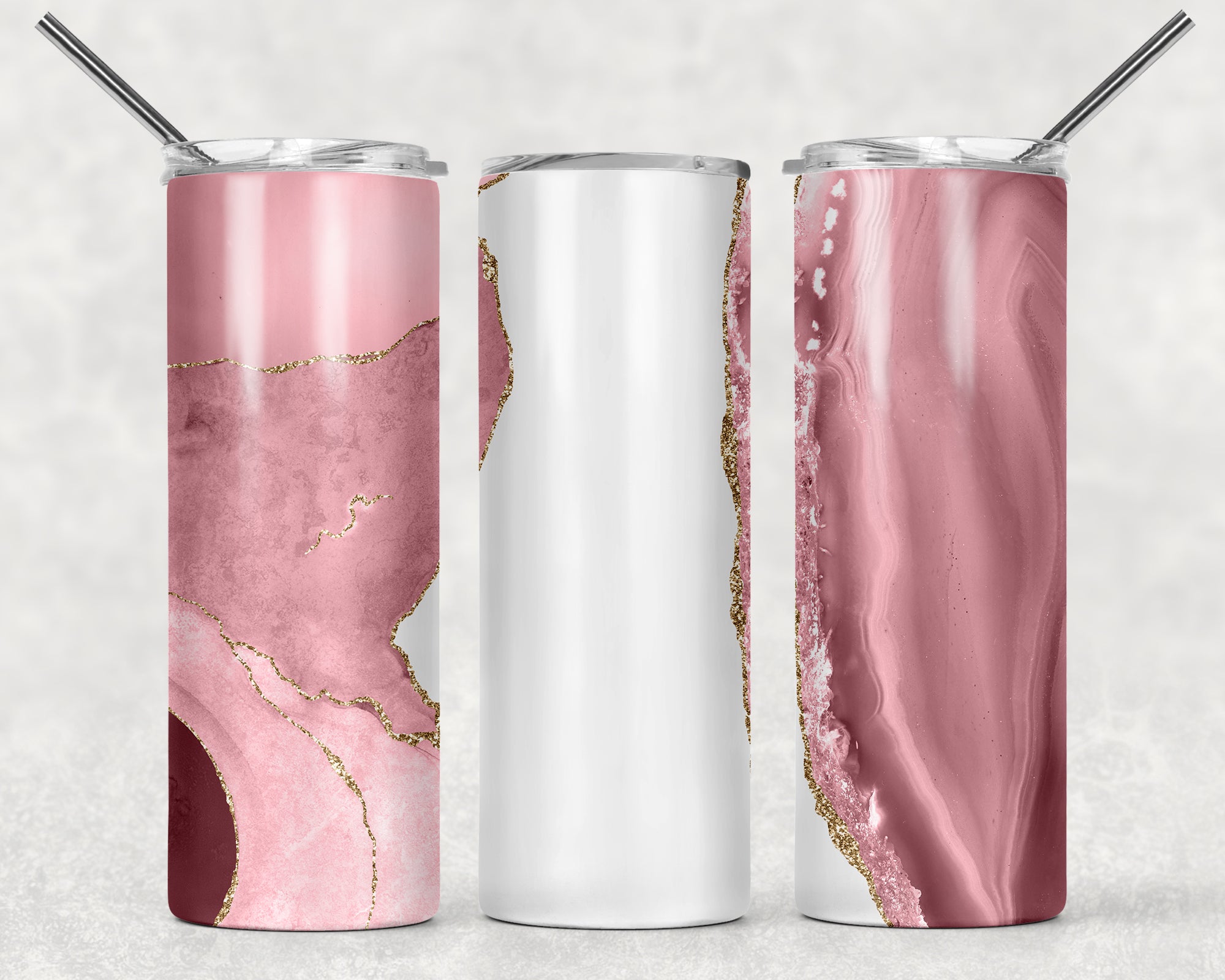 20oz Skinny Pink Marble Starbucks Tumbler Stainless Steel - NO EPOXY —  Frugal Fashionista By Toni