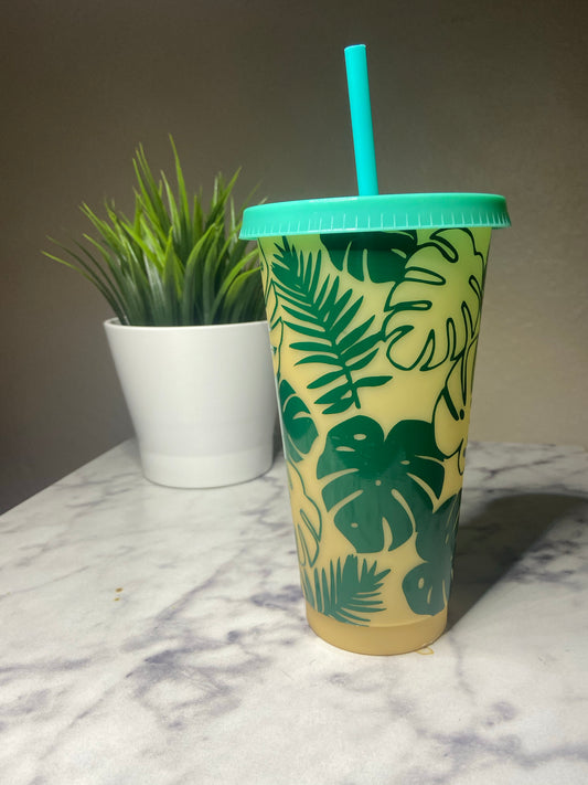Monstera cold cup
